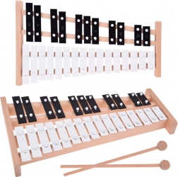 Cloches chromatiques en bois 27 tons avec maillets