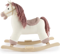 Cheval à bascule Bieco Ginger en velours côtelé