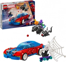 Super Heroes Spider-Man et le Bouffon Vert voiture de course