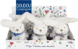 Lapin en peluche avec foulard
