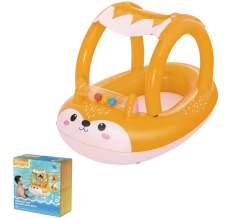Bateau gonflable Bestway pour enfants Friendly Fox avec pare-soleil