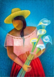 Puzzle Femme aux arums 1000 pièces BLUEBIRD