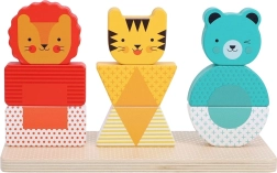 Petite Collage puzzle en bois avec des animaux