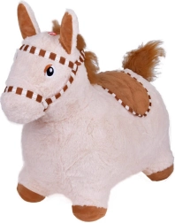 Cheval sauteur en peluche JOKOMISIADA – Beige