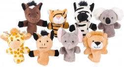 Ensemble de marionnettes à doigt – animaux sauvages, 8 pcs