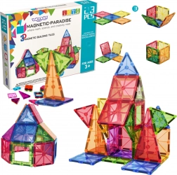 Ensemble de construction magnétique Montessori 3D de WOOPIE