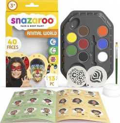 Snazaroo ensemble de couleurs pour le visage et le corps Monde animal