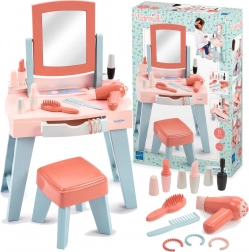 coiffeuse pour enfants avec tabouret et accessoires 11 pcs ECOIFFIER Mademoiselle