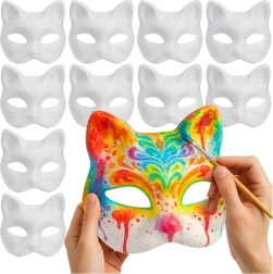 Set de masques chat DIY 10 pcs RUHHY