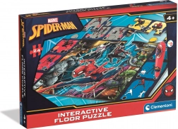 puzzle de sol avec stylo interactif spiderman 24 pièces