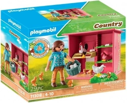 Playmobil Country – poules avec poussins et poulailler