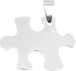 Pendentif en acier Puzzle