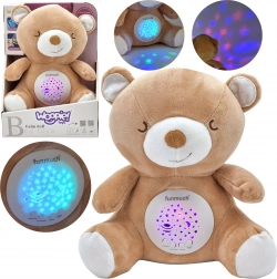 Woopie Baby ourson en peluche avec projecteur et berceuses 2-en-1