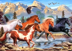 Puzzle ALIPSON Sauvage et libre 500 pièces