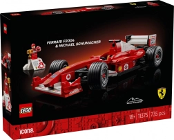 LEGO Icons Ferrari F2004 avec Michael Schumacher – modèle F1 de collection