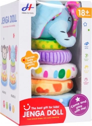 Pyramide empilable souple éléphant pour tout-petits