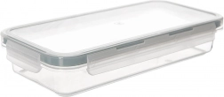 Boîte alimentaire basse en plastique avec couvercle et joint 400 ml