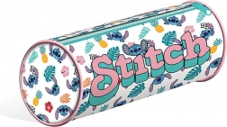 Trousse ronde Lilo et Stitch blanche