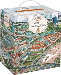 Puzzle Puzzlove Ville de Varsovie 1000 pièces