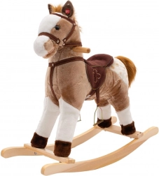 Cheval à bascule en peluche avec mélodie PlayTo Toník