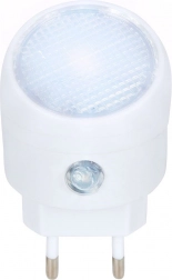 Veilleuse LED nocturne à brancher avec capteur crépusculaire, blanc