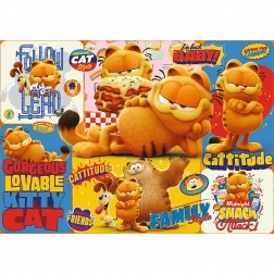 puzzle 1000 pièces garfield – aventures (trefl)