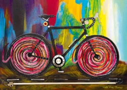 Puzzle Heye Bike Art: Momentum 1000 pièces