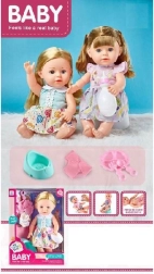 Poupée aux longs cheveux avec accessoires 33 cm