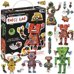 puzzle créatif 63 pièces – robot lab