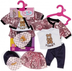 BABY born Glam Outfit – ensemble de cinq pièces pour poupées 43 cm