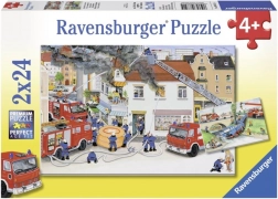 Puzzle Ravensburger Brigade de pompiers 2x24 pièces