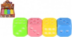 Dé en silicone lumineux TEDDIES 4 cm – dé LED clignotant (assortiment de couleurs)