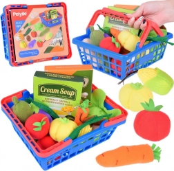 Coffret cosmétique de jouets en légumes souples