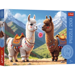 Puzzle TREFL Lamas colorés 200 pièces