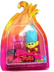 Figurine TROLLS avec longs cheveux 8 cm