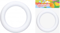 Couronne décorative en polystyrène 25 cm