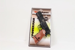 Pistolet à amorces pour enfants Power Man, 22 cm