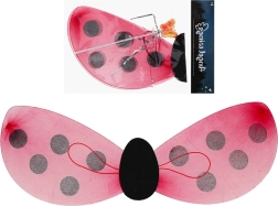 Ensemble d’accessoires coccinelle – ailes et baguette magique pour enfants