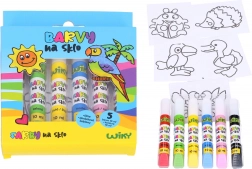 Ensemble de peintures sur verre 5+1 avec contour