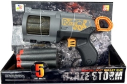 Pistolet à fléchettes en mousse avec 5 projectiles