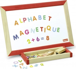 Jeujura tableau multifonction en bois 44x30 cm avec accessoires