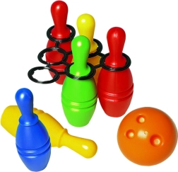 Set de bowling pour enfants DOHÁNY – 6 quilles et une boule