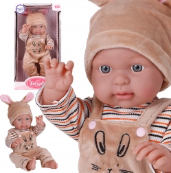 Woopie poupée bébé en tenue lapin 46 cm