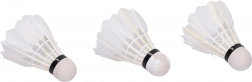 Volants de badminton blancs – lot de 3 pièces