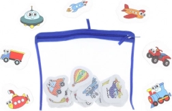 Autocollants de bain véhicules pour enfants - baignoire et piscine