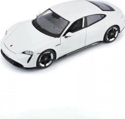 Welly Porsche Taycan Turbo S 1:24 modèle de voiture crème