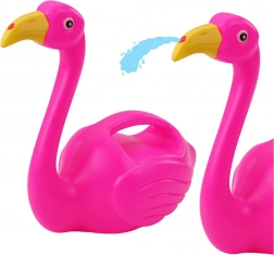 Arrosoir pour enfants rose en forme de flamant rose en plastique