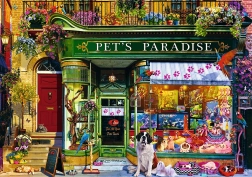 Puzzle Trefl Premium Plus Tea Time: Paradis des Animaux 1000 pièces