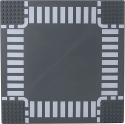 Plaque de construction pour briques – carrefour routier 26 × 26 cm