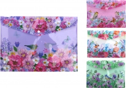 Chemise à pression 35 × 25 cm – Floral